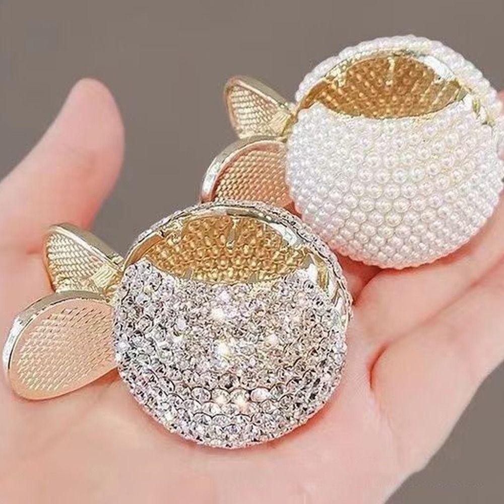 Pearl Rhinestone Hair Clip Headdress Hair Claws New High Ponytail Holder Women Girls