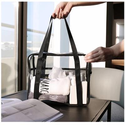 Damen Kosmetiktasche Wasserdicht Transparent Kosmetiktasche Aufbewahrungstasche Reise Beauty Box Kosmetiktasche Toilettenartikel Aufbewahrungstasche