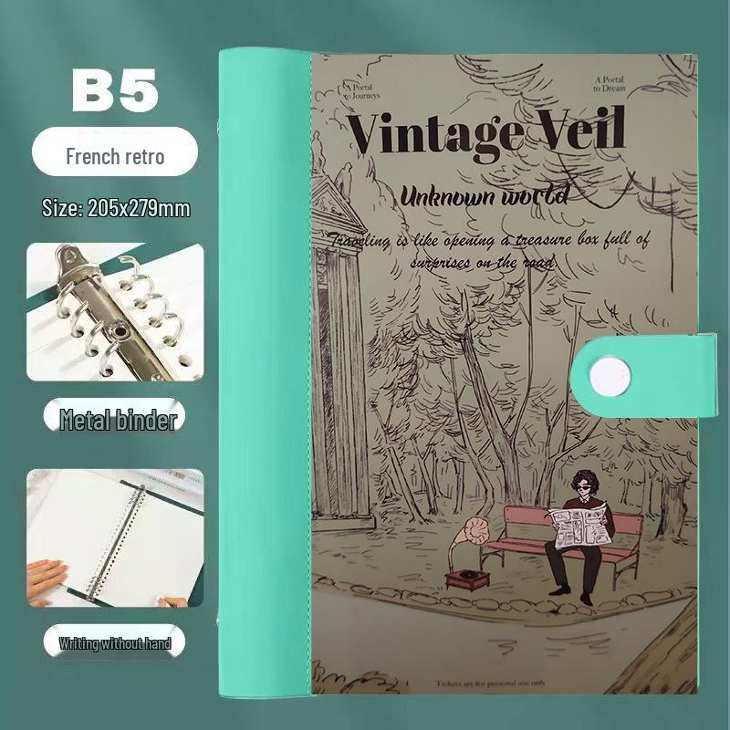 Benutzerdefiniertes transparentes weiches Cover Ölgemälde Notizbuch für Schüler und Doktoranden Tagebücher & Planung