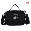 Kleine Damen Canvas Umhängetaschen Koreanischer Cartoon-Druck Mini Stoff KTY