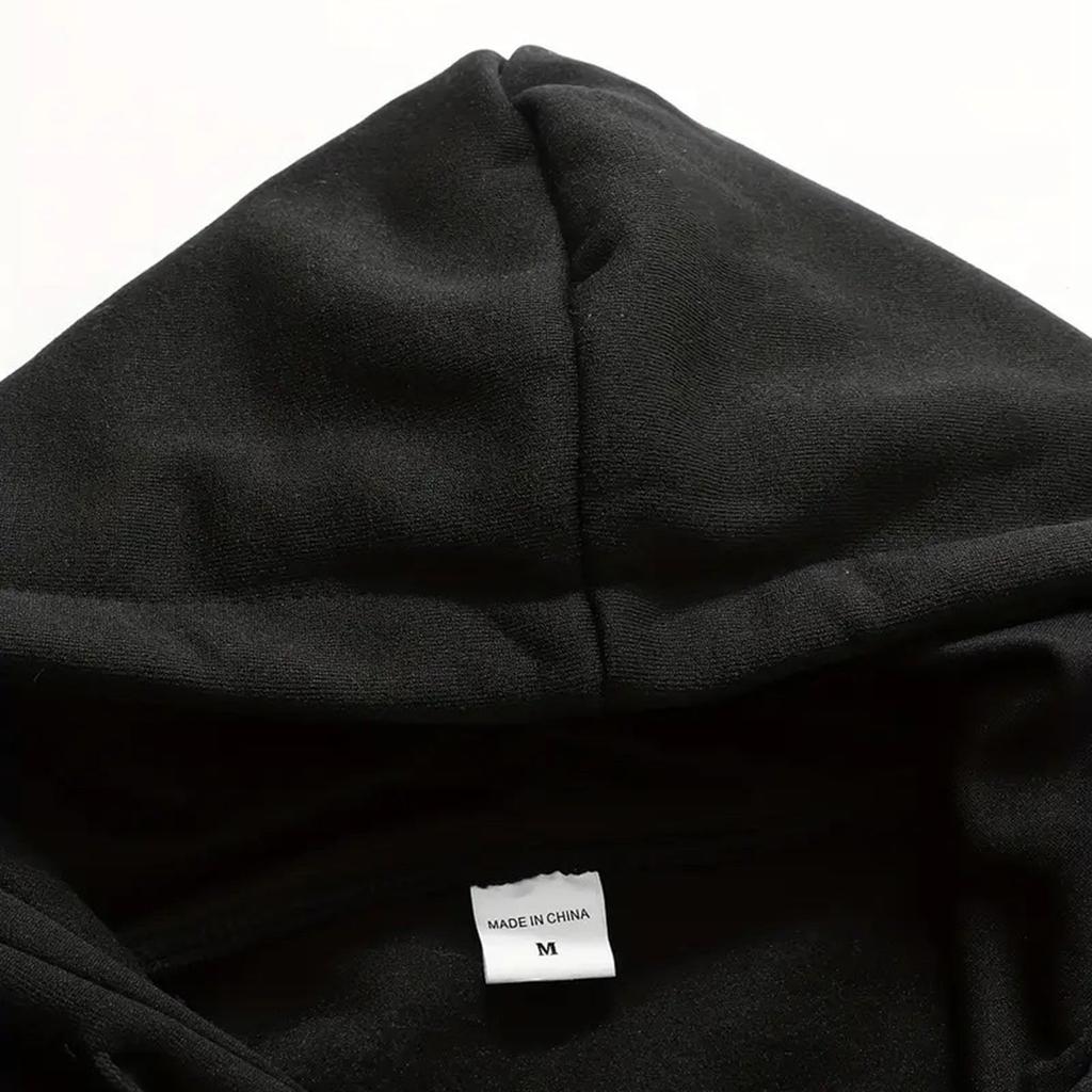 Men's Leisure Hooded Sweatshirt Solid Hoodie Streetwear Men's Clothing Warm Long Sleeve