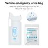 4pcs Portable Car Toilet Urine Bag 700ml Disposable Travel Pee Bags Leak-proof for Men Women Kids for Travel Traffic Jam Camping