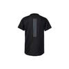 adidas T Shirts Men's Black Crew Neck Moderate Straight Fit FM2093