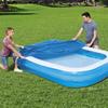Schwimmbadmatte Abdeckung Außen Schwimmbad Teppich Abdeckung Rechteckige Schwimmbad Abdeckung 120*69 Zoll