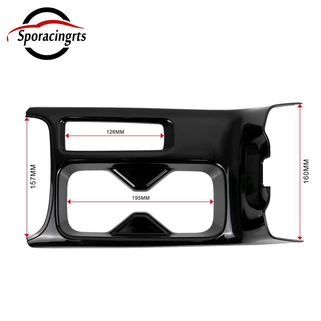 Sporacingrts Drink Cup Holder Panel for Honda Vezel Interior Piano Black RV3/RV4/RV5/RV6, Parts,