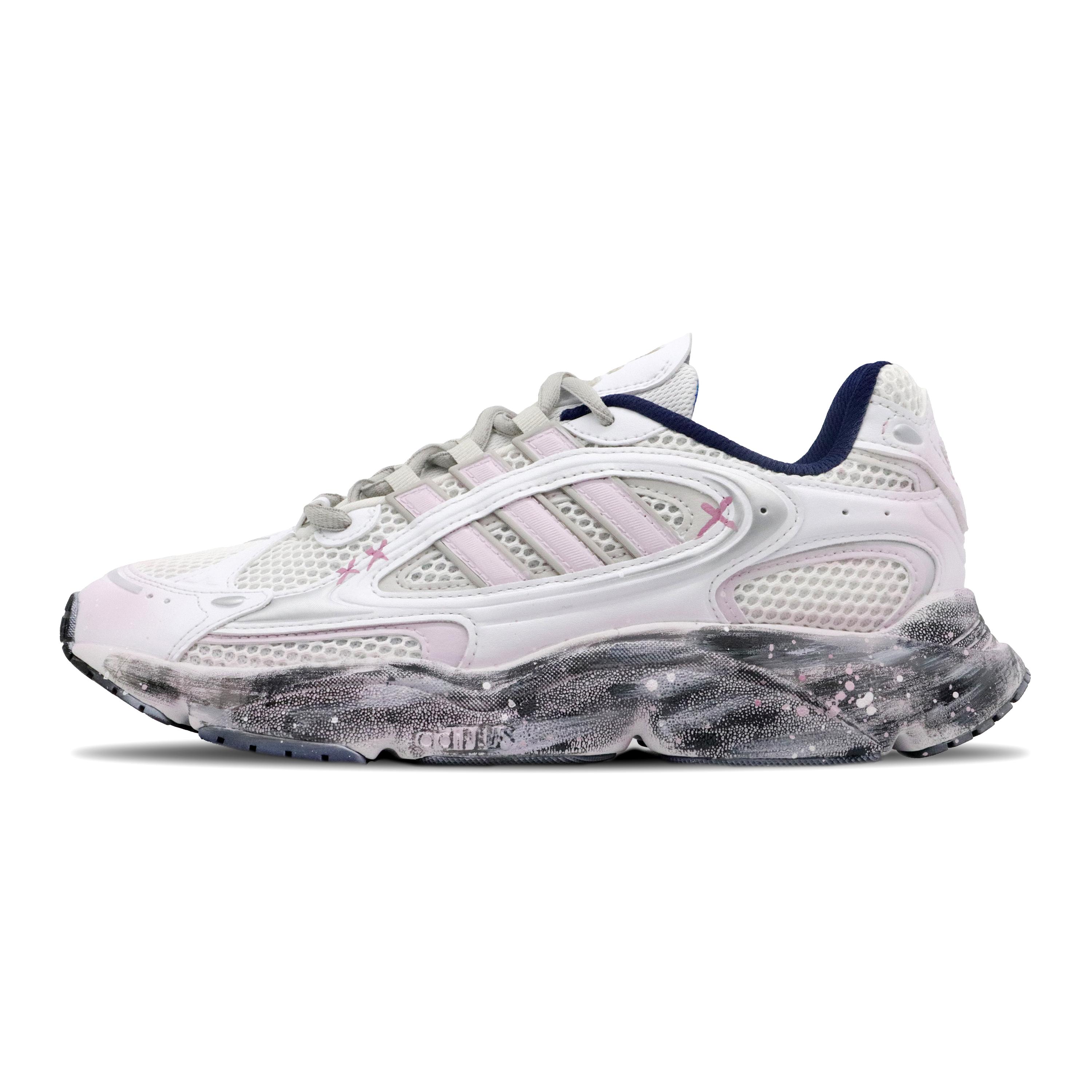 

Adidas Originals Ozmillen Cushioning Slip Resistant Abrasion Resistant Low top Running Shoes Unisex Concrete Gray IF3447(Team269-) 40⅔