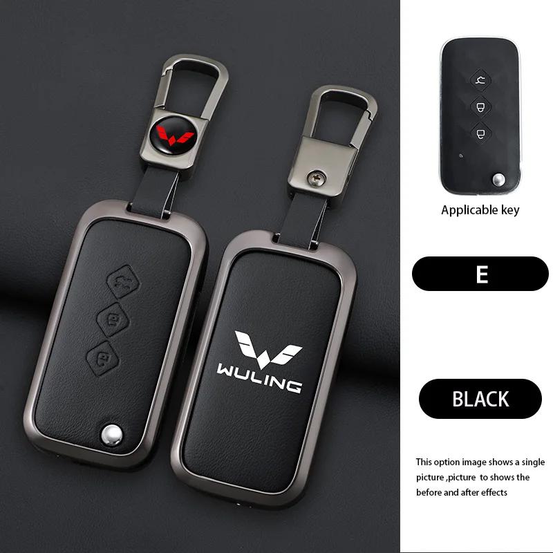 

Zinc Alloy for Chevrolet Aveo trax groove captiva 2024 wuling Flip Car Key Case Cover Shell 3 Button Remote Keychian Accessories