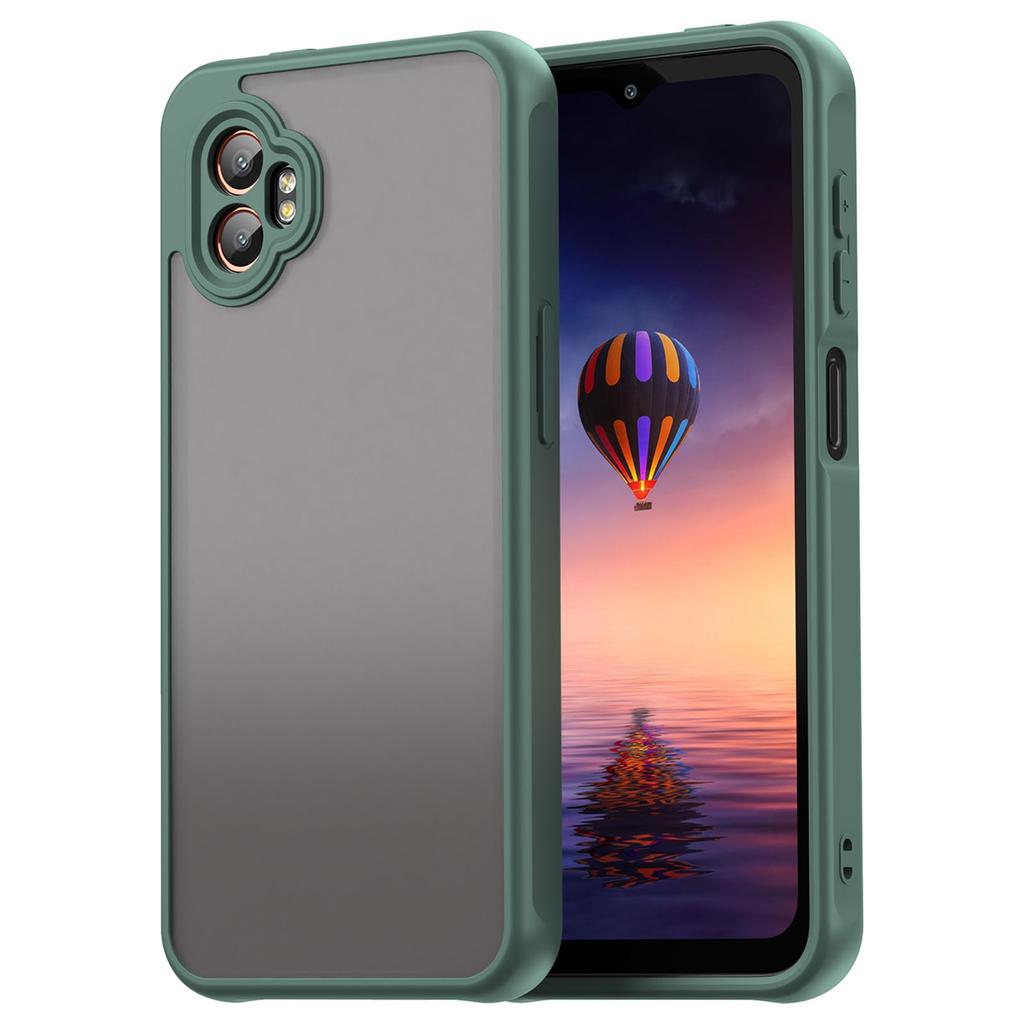 For Samsung Galaxy XCover7 Pro Case Drop Proof Airbags Frosted Translucent PC+TPU Phone Back Cover