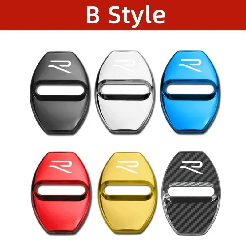 

2026 Hot For VOLKSWAGEN VW for Volkswagen VW Car Door Lock Protector Cover Case R Rline Golf Polo Passat Jetta Bora Sedan EOS CC Carbon Fiber