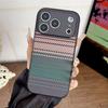 For iPhone 17 Pro Max Case Kevlar Fiber Texture PU Leather Coated PC TPU Phone Cover