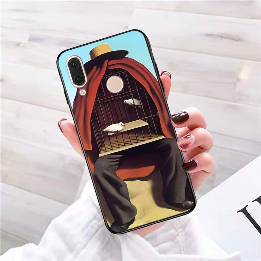 Rene Magritte Phone Case For Redmi 5 6 7 8 9 10 plus pro 6 7 8 9 A GO K20 K30 K40 pro plus F3 Fundas