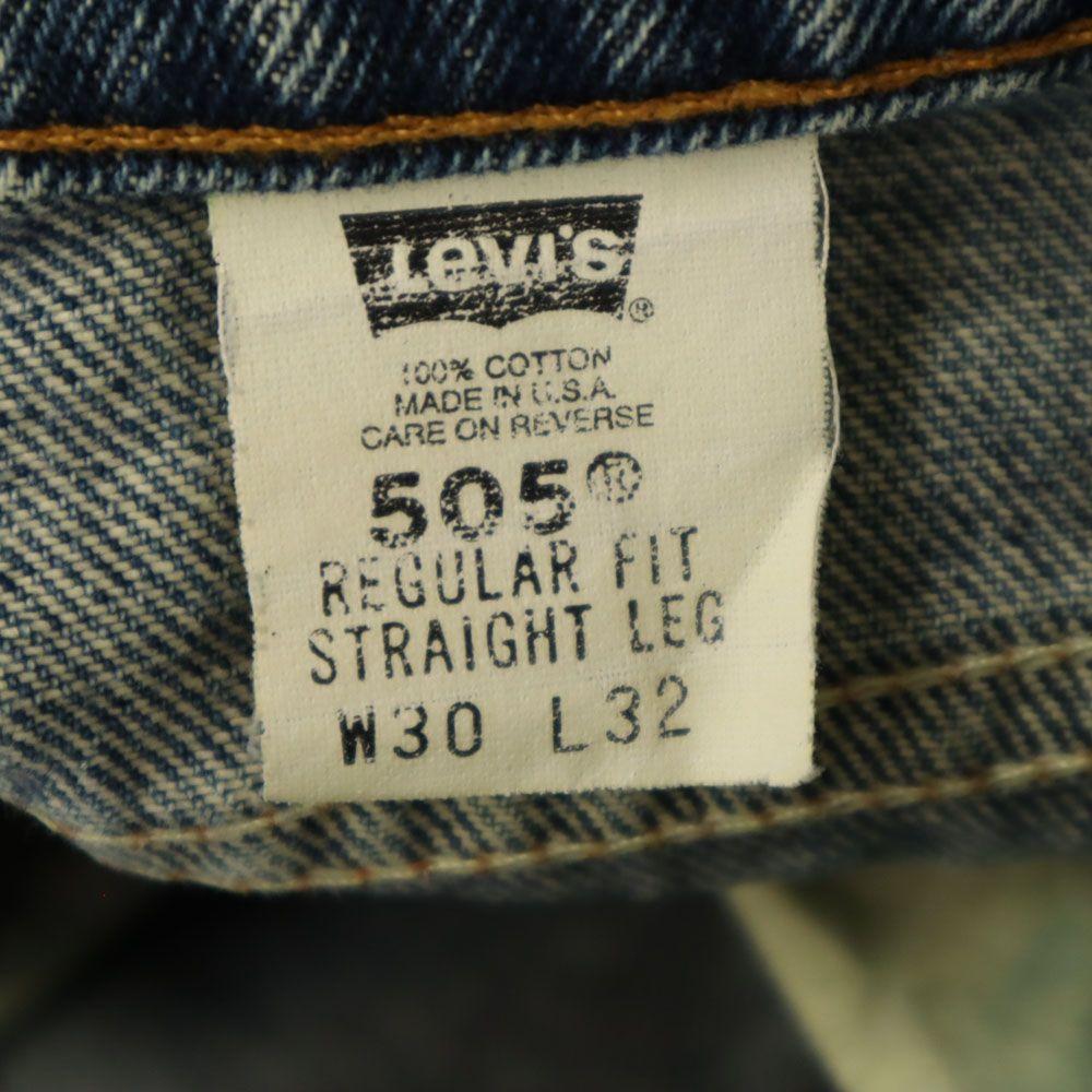 Levi's 90s Made In USA 505 Denim Pants W30 Men's Used