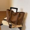 Large Capacity Women's Bag New Casual Simple Fashion Shoulder Bag Portable Commuter Tote Bag
