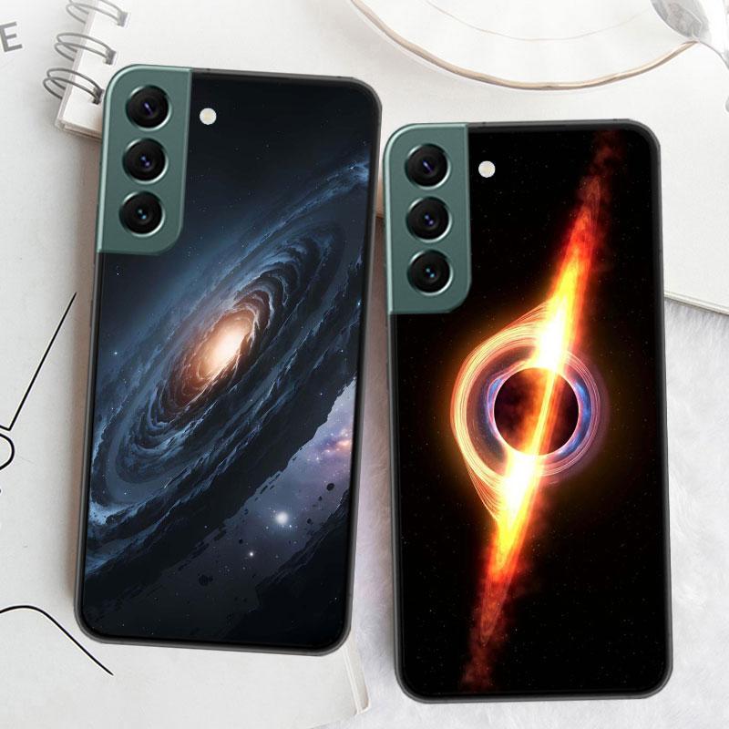 Cosmic Starry Sky Black Hole Phone Case For Samsung Galaxy Note 20 Ultra 10 Lite 9 8 M12 M21 M30S M31 M32 M51 M52 S10 S9 S8 Plus