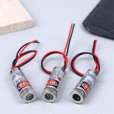 1/2/3 יחידות מודול דיודת לייזר 650nm 5mW 5V - נקודה/קו/צלב אדום מצביע לייזר ראש נחושת ליישור