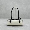 Cloth Leather French Niche Sausage Bag Retro Underarm Bagel Women's Handbag Commuting All-match Shoulder