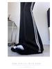 Women's High Waist Micro-Flare Pants - Autumn/Winter Velvet, Slimming, Plus Size, Casual Outer Wear