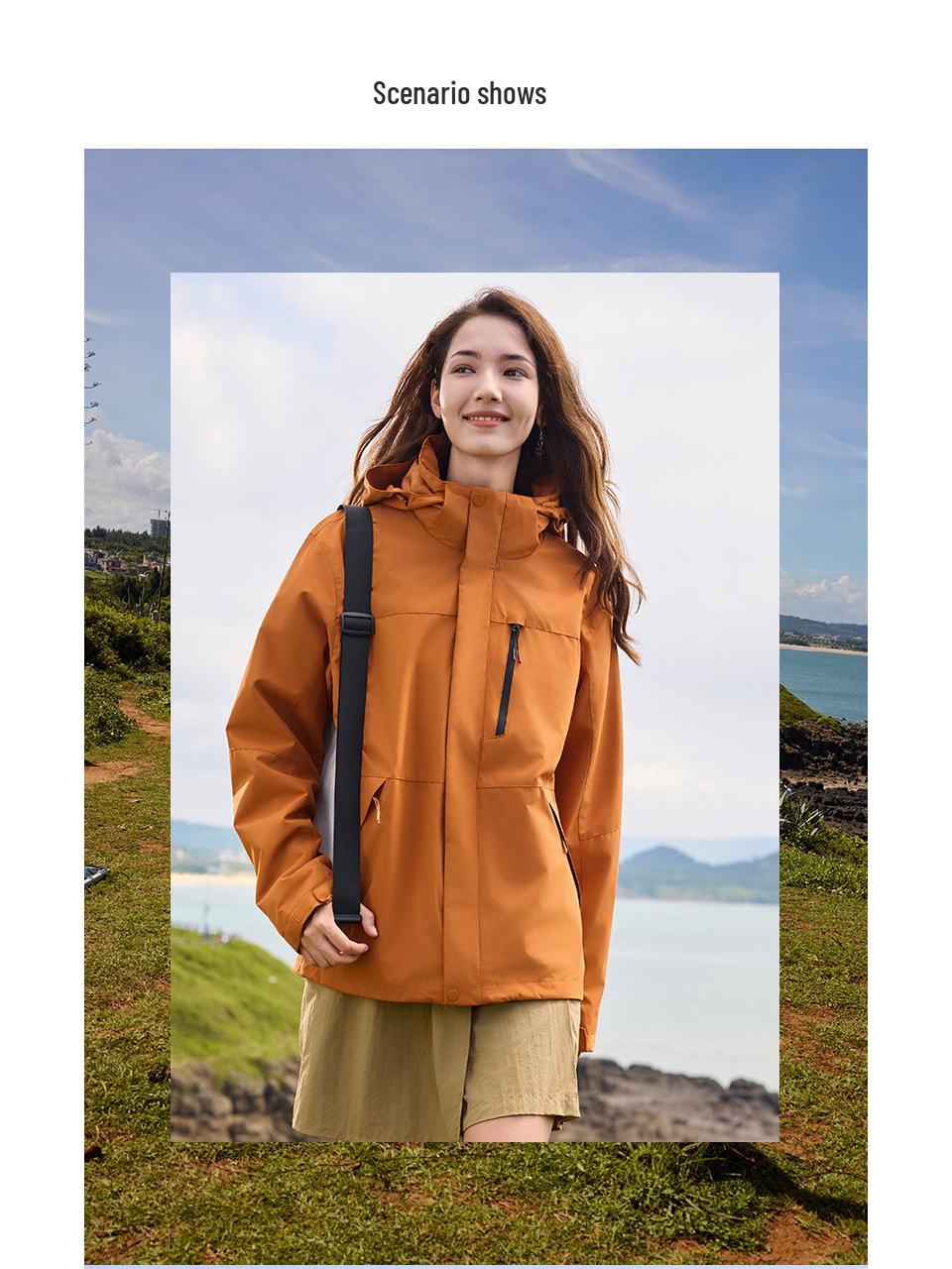 

Unisex 3-in-1 Windproof & Waterproof Outdoor Jacket - New Autumn/Winter Collection XL