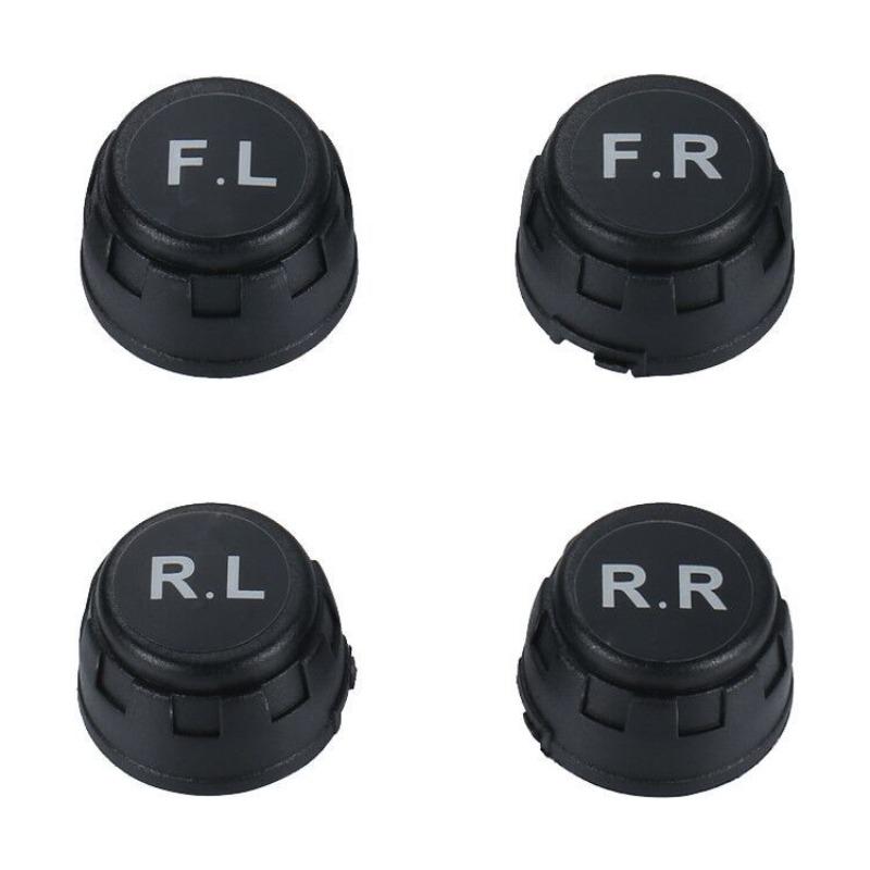 TPMS Car Tire Pressure Monitoring System Wireless Solar Power Security Device Adjustment Durable External Sensors