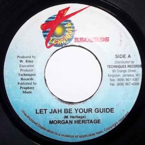 7inch Record MORGAN HERITAGE - Let Jah Be Your Guide none Techniques Jamaica Reggae, Ska & Dub Used