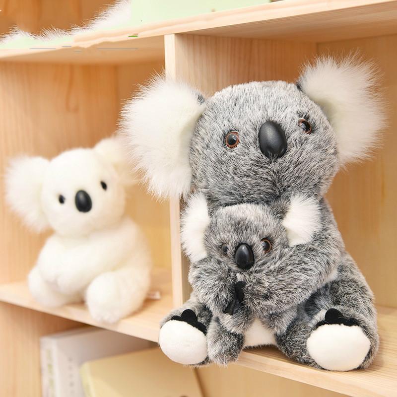 Koala Animal Bear Plush Toys Sitting Mother And Baby Koala Stuffed Plush 28cm