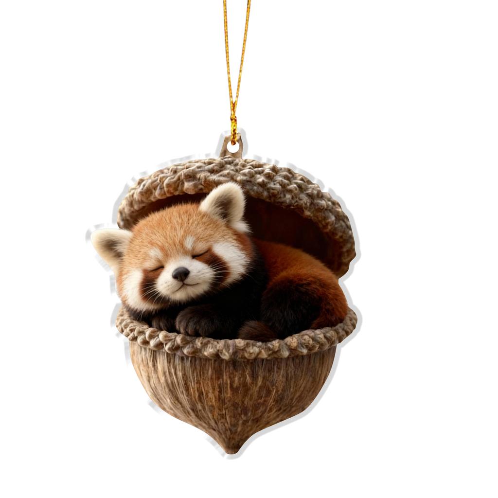 Zawieszka Dekoracyjna Świąteczna Choinka Choinka I Pudełko z Prezentem Dekoracja