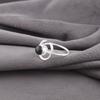 Black Tourmaline Gemstone Ring 925 Stamped Silver Handmade Jewelry Women Ring RR-54-29