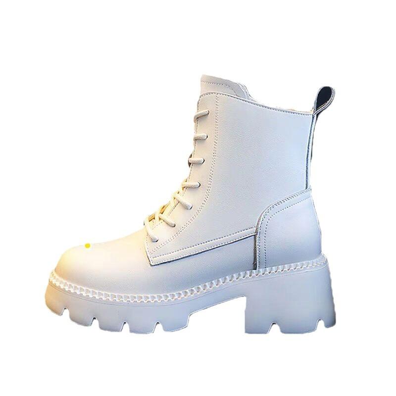 Snow boots 2025 new winter shoes women's shoes winter cotton shoes piled and thickened outer wear cotton shoes Martin snow cotton