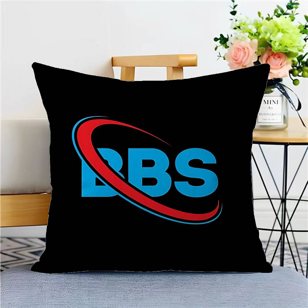BBS Racing Car Pillow Cushion Cover Pillowcase Living Room Sofa Home Decor Customized