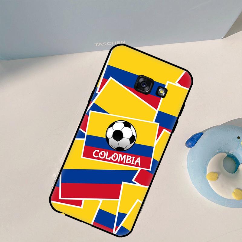 Colombia Flag Football Case For Samsung Galaxy M55 M14 M34 M54 M12 M32 M52 M15 M11 M13 M06 M16 M36 M56 M31 M53 M35
