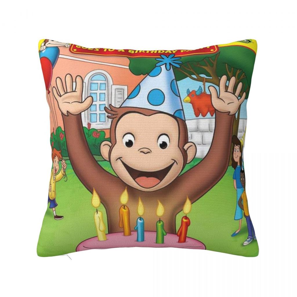 Curious George 000724 Decoration Home Decoration Home Decor Items Dakimakura Pillow Case Pillow Cover