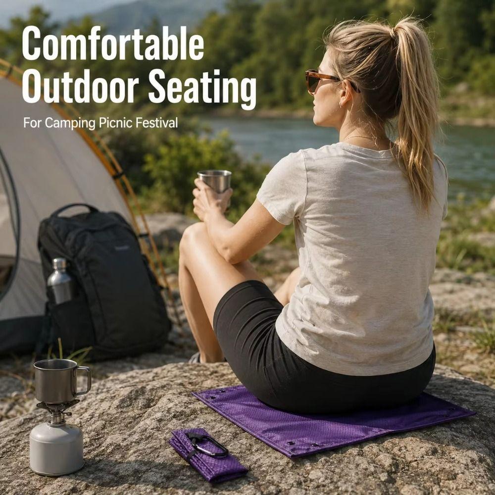 Foldable Portable Camping Mat Waterproof Outdoor Moisture-proof Pad Music Festival