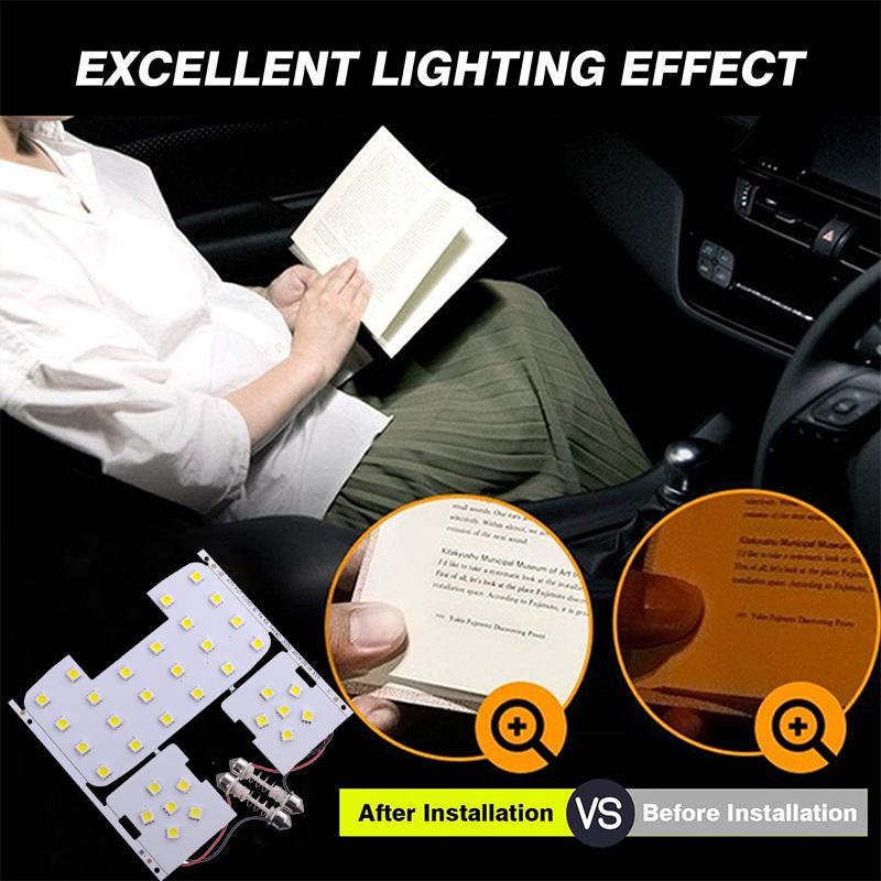 for KIA RIO K2 2006-2017 Hyundai Solaris Accent Interior Lights Dome Map Roof LED Lamps Reading Lamp Trunk Canbus Bulbs Panel