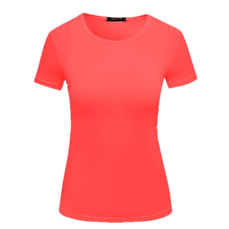 

Summer Europe And The United States Women s Fashion Women s Solid Color T-shirt Short-sleeved XXL синій