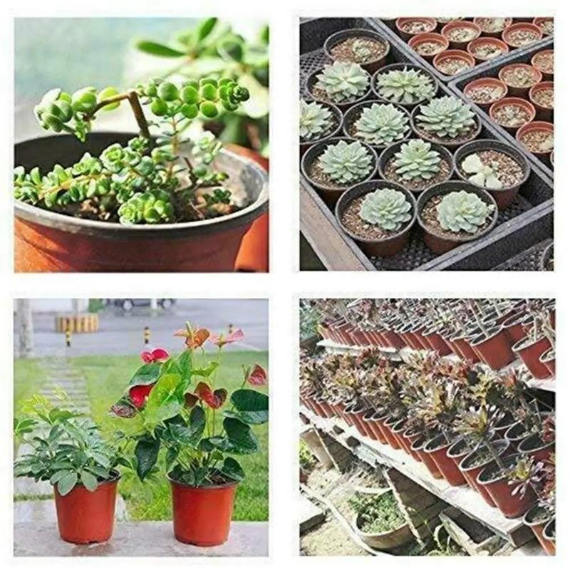 20pcs 110mm Grow Box Vegetable Seedling Growing Pot Fall Resistant Tray for Home Garden Plant Pot Nursery Flower Pots