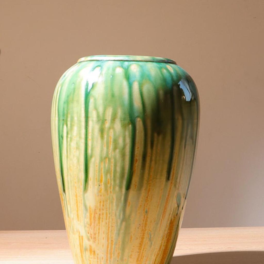 Nowoczesny Minimalistyczny Ceramiczny Wazon na Kwiaty - Styl Malarski Olejny Ornament Dekoracji Domu