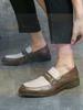 PU Leather Italy Walking Boot Skateboarding Shoes Man Khaki Men's Sneakers Sport Traning Clearance Type Novelty