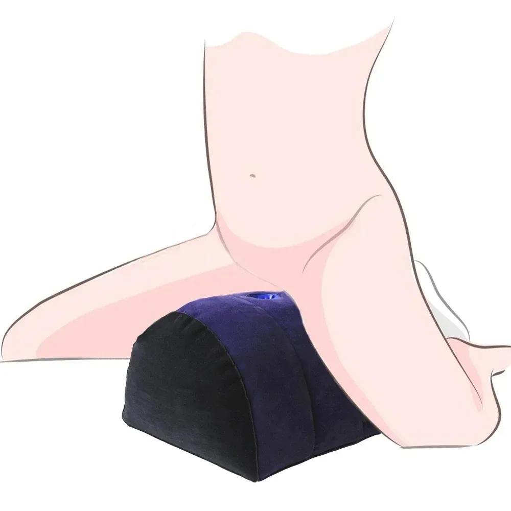 Inflatable Sex Pillow Toughable Cushion Sex Position Furniture Adult Erotic Wedge 18+ Games Cushions Couple  Dildo Mount Toy