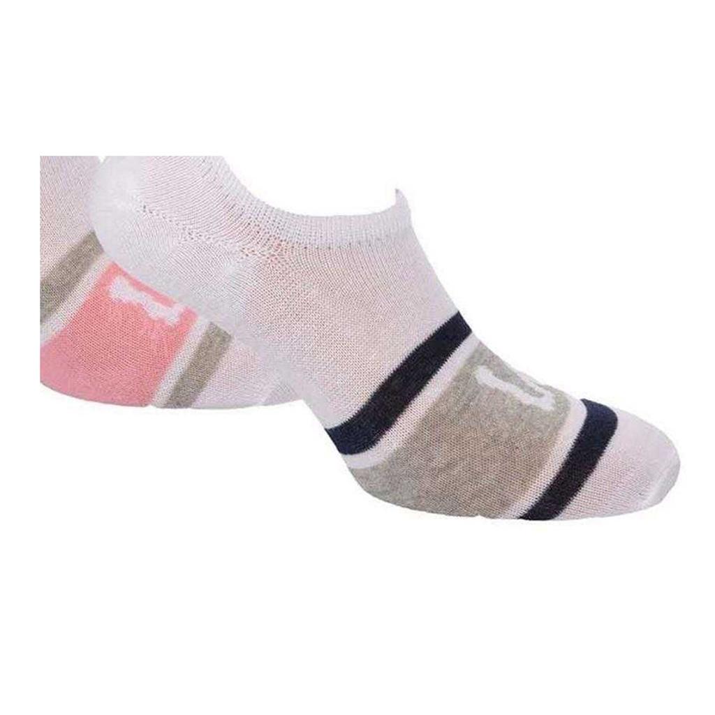 Lee Womens/Ladies Colour Block Liner Socks (Pack of 3)