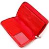 Bright Clutch for Women Made of Genuine Leather CANPELLINI 21921 Red