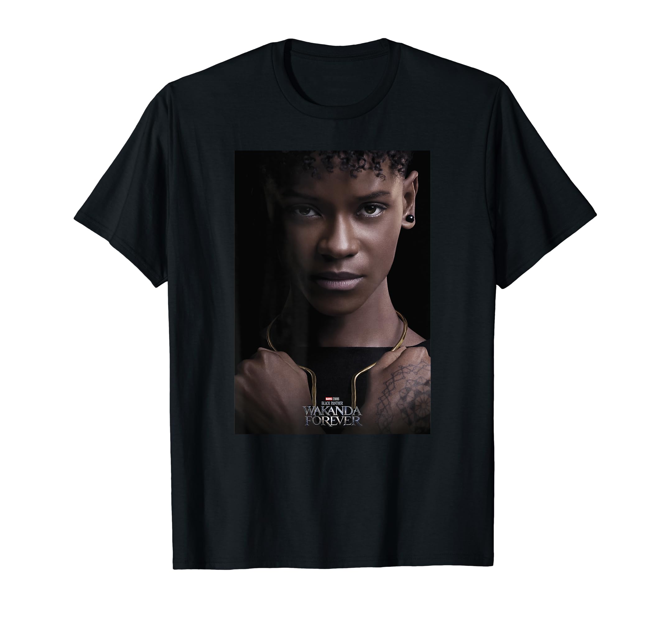 

Marvel Black Panther Wakanda Forever Shuri Poster T-Shirt