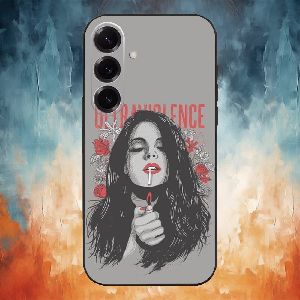 

Actor Singer Lana Del R-Rey Phone Case For Samsung Galaxy A91,80,73,72 ,71,53,52,32 ,31,22,21s,20,Soft Black Case Samsung a11