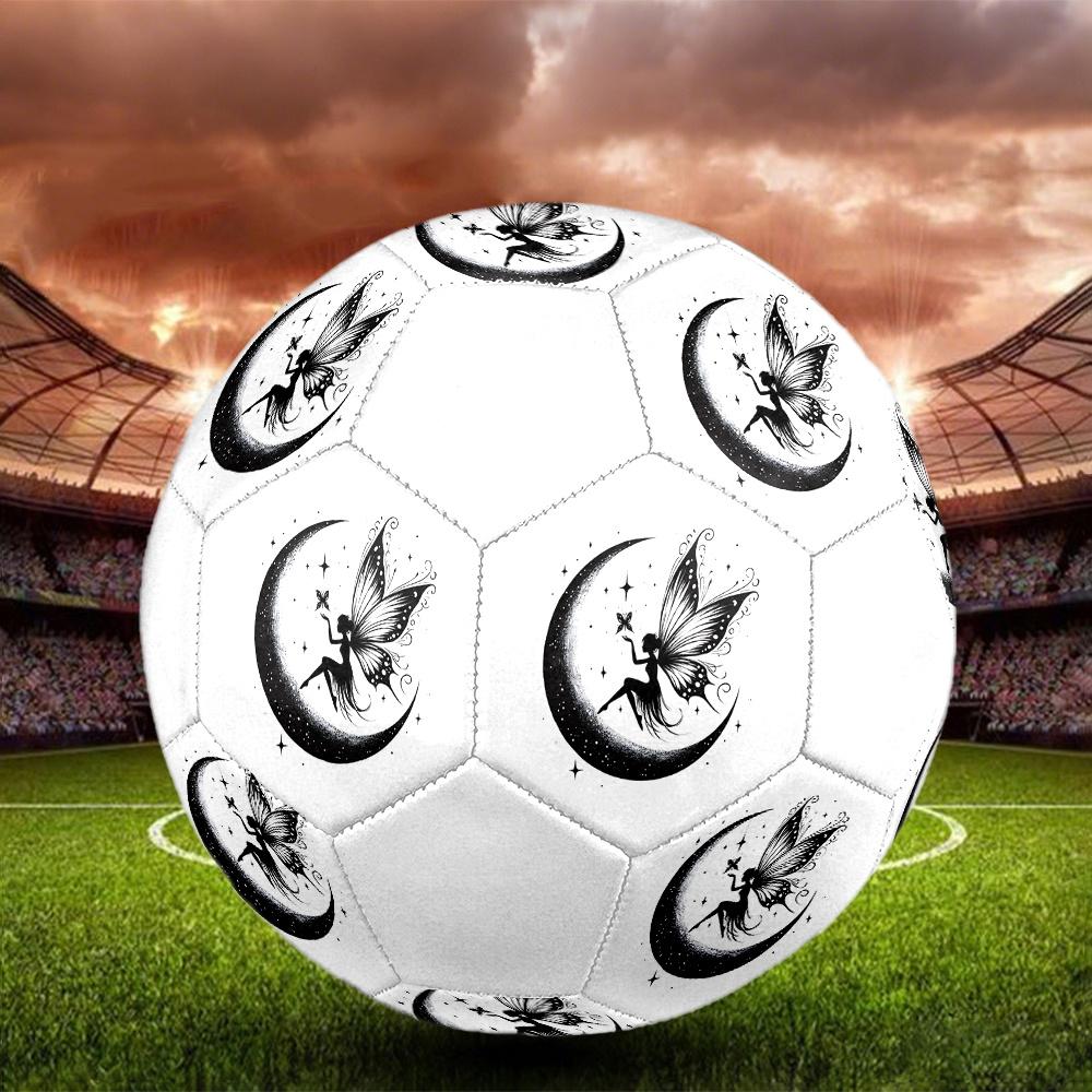 1 Stück Mondlicht Feenflug Fußball Größe 5 Fußball Maschinengenäht Indoor/Outdoor Universeller Fußball Geschenk W136