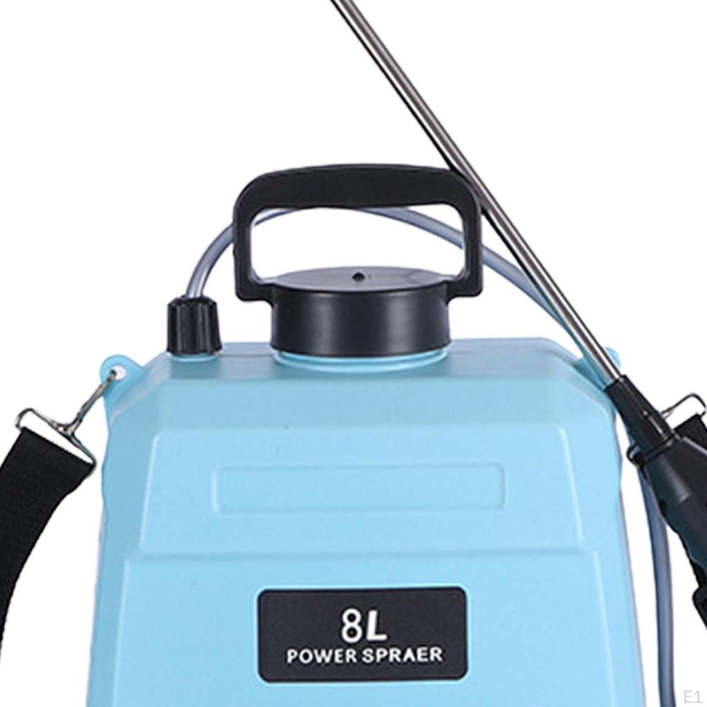 Pompa Elettrica 2 Galloni s Bacchette Telescopiche Ricaricabile Comoda Giardino Acqua per Pulizia Auto