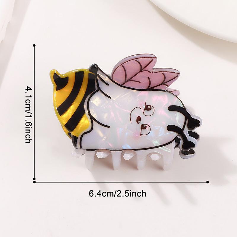 

Adorable Bee Ghost Shark Claw Clip - Fun & Cute Hair Accessory for Women (Halloween Edition)