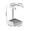 Lid Rack Multifunctional Metal Spoon Rest With Drip Tray Pot Lid Holder While Cooking For Spatula Dish Cooking Stove Countertop