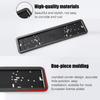 1PCS Sopen Size Black European Standard License Plate Frame Auto Accessories Waterproof Holder With Mounting License Plate