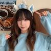 Girlish Amusement Park Cute Pet Ears Headband - Versatile Makeup, Wash Face, and Photo Prop Hair Clip Headwear.