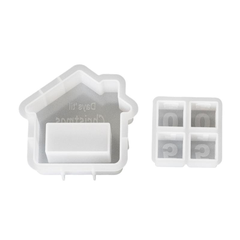 Practical Sturdy Silicone Craft Molds Home Accessory for Countdown Candle Holders Easy Release Daily Decoration