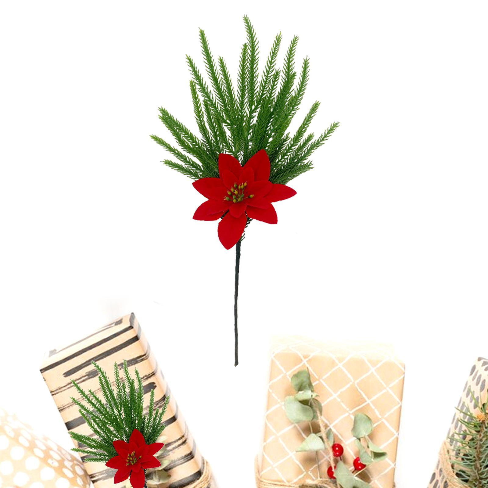 

Artificial Plant Branch , Practical, Pick for Swag Xmas Tree Artificial flower